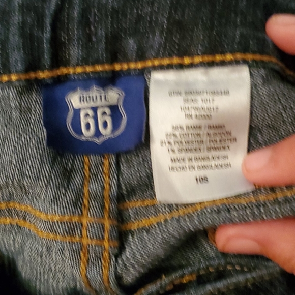 Girls dark wash jeans - Picture 3 of 3